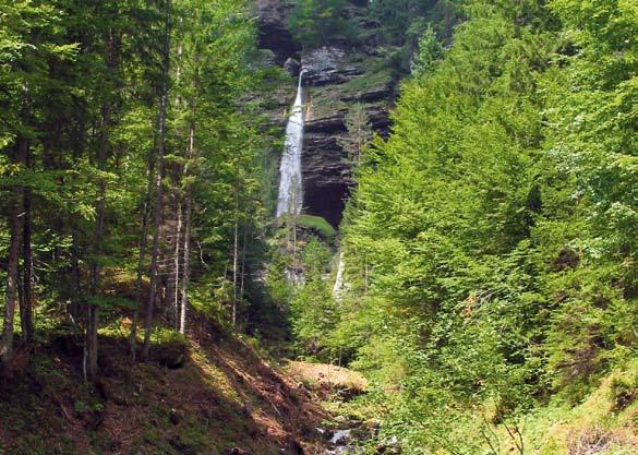 Peričnik Waterfall 3km away. It is only a 5-minute walk from the Lower to the Upper Peričnik Waterfall. DIFFICULTY: easy marked trail from the village of Mojstrana.