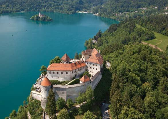 BLED CASTLE Castles and strongholds The castles of the Slovenian Alps are talkative witnesses to the past, letting the children's imagination run wild.