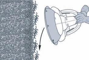 TIP: The Garden Groom Midi has been designed to cut growth of up to 1 year in age, 0.4 in diameter. Use on heavier material may result in damage to the machine. 3.