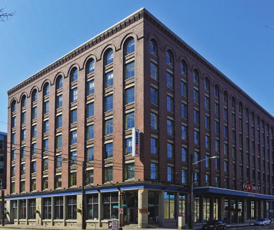 26,000 SF: 3 Floors Built 1909 Top Floor: 20 Ceilings Shared Amenities Superior Location Located in Seattle s Pioneer Square Adjacent to the new waterfront Close to fabulous restaurant and