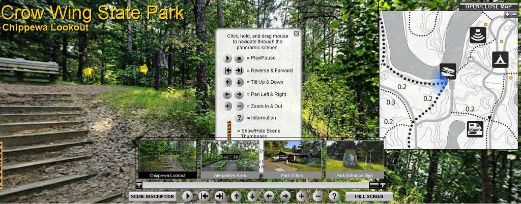 Connecting people to the outdoors: Virtual tours http://files.dnr.state.