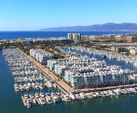 Located in the heart of the Los Angeles coastline and only 4 miles from LAX, Marina del Rey is a waterfront playground with
