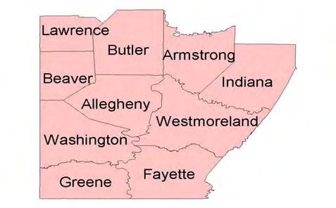 T he Southwestern Pennsylvania Commission (SPC) includes ten counties in SPC MPO southwestern Pennsylvania Allegheny, Armstrong, Beaver, Butler, Fayette, Greene, Indiana, Lawrence, Washington, and