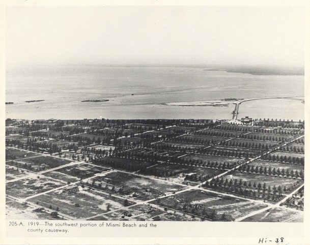 1910-1920 The Lummus brothers Ocean Beach Realty Company platted the Miami Beach Ocean Beach Addition 3 subdivision in February 1914, before Miami Beach had even become a town.
