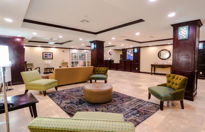 Public spaces, including the lobby, breakfast area, and fitness center, were recently renovated in 2013.