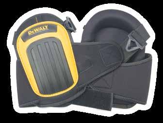 PROFESSIONAL KNEEPADS WITH LAYERED GEL Convenient upper pull tab For easy repositioning on knee Neoprene fabric liner