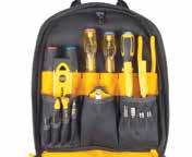 vertical tool wall to organize a variety of screwdrivers, hand tools, drill bits, and