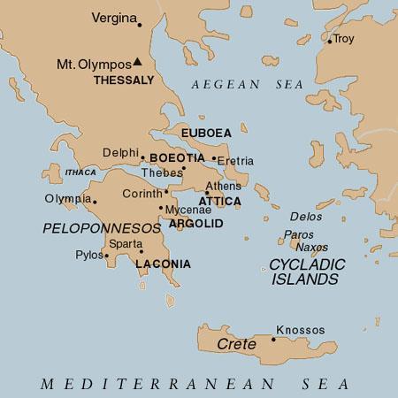 Athenian Background Located NE of Sparta, on the