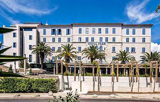 Hotel Option: Hotel Park in Split April May, June & October July September From $415 per person(total for 3 nights) From $225 per person(total for 3 nights) From $250 per person (total for 3 nights)