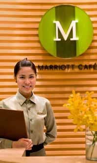 MARRIOTT CAFE Bright, bold and upbeat, Marriott Café s modern all-day dining restaurant