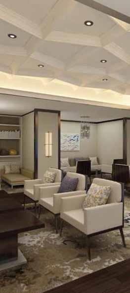 amenities and privileges to enjoy at the Executive Lounge.