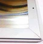2cm slim aluminum profile Outdoor grade Mitered corner