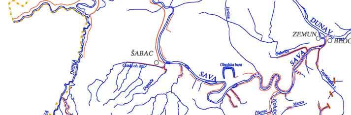 SAVA RIVER CS_SA3 (km 179-209) CS_SA2 (km 102- km 179) OBEDSKA MARSH CS_SA1