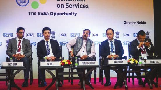 n The development of services sector in India should be partnership based for all stakeholders. The government can create a favourable policy framework.