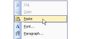 Pomoću naredbe Copy slika se kopira u Clipboard i prenosi u Word pomoću naredbe Paste, kao