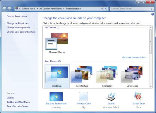 4 Promjena pozadine radne površine Napomena: Pozadina desktopa je važan element pri radu sa Windowsom i čini da se korisnici prijatnije osjećaju dok sjede za računarom.