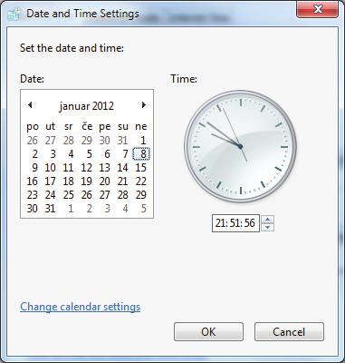 Kreiranje prostora na računaru 2.6.1 Podešavanje sistemskog vremena (Date and Time) Slika 2.