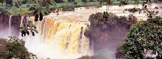Blue Nile waterfalls Tana, the largest lake in Ethiopia.