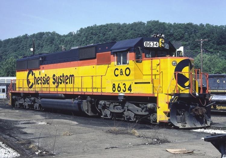 1947: The Pere Marquette is merged with the Chesapeake & Ohio Railway (C&O).