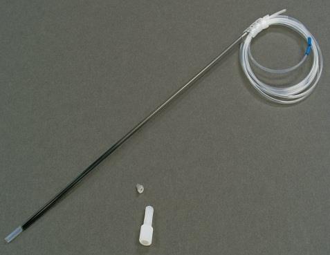 Sample Probe, Carbon Fiber, 1.0 mm Probe material: Carbon Fiber Probe size: 1.0 mm ID x 24 cm (10 in) long Tubing length: 1.