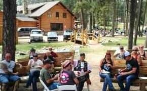 We arrived mid-day Friday in Sturgis and checked into the Downtown Sturgis RV Park. We love this location since it is a short walk to downtown, and more importantly, to Easyrider's Saloon.