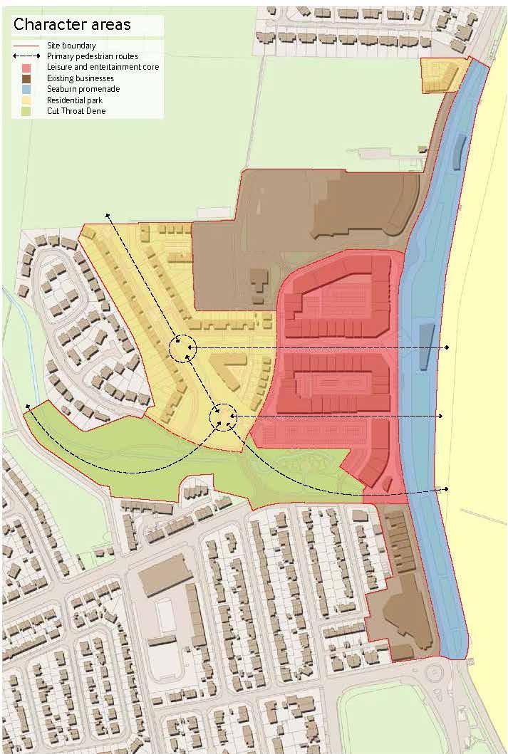 The site was identified by Sunderland City Council in 2011 with the Seaburn Masterplan SPD as an area for a mixed-use development with leisure, retail and residential.