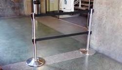 926 pole: Ø 63mm This Barrier Ø63mm Pole is 910mm height and it is constructed from sturdy, durable stainless steel available in 3 colors blue, black or silver.