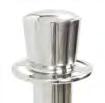 * rope is not included NEW TULIP EXCELSIOR BARRIER POLE 4 ways ring holder stainless