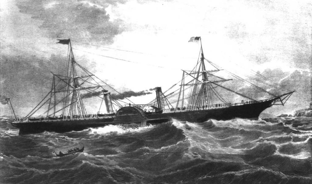 The End Cunard steamship Scotia