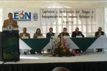 On January 22 in León, in the setting of the inauguration of the company s system that traps and burns
