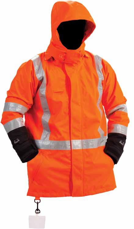 BISON EXTREME TTMC-W SHERPA LINED JACKET Peripheral vision adjuster on hood, adjustable for wearing with a hard hat and detachable Code 47HLTTMC-W We work outside in all weather and have been through