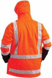 Sizes S-4XL, XL & 8XL Colour Orange/Black TTMC-W compliant. High visibility in accordance with: AS/NZS 402.1:2011 Day/ Night use. EN471 Class 3. Material complies with: AS/NZS 190.4.2010.