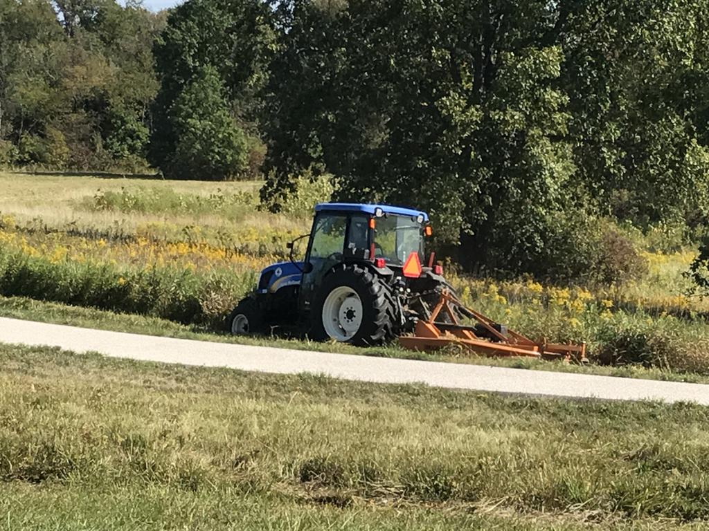 BATH NATURE PRESERVE Park personnel spent approximately 175 hours mowing the trails, open fields, and overflow parking areas.