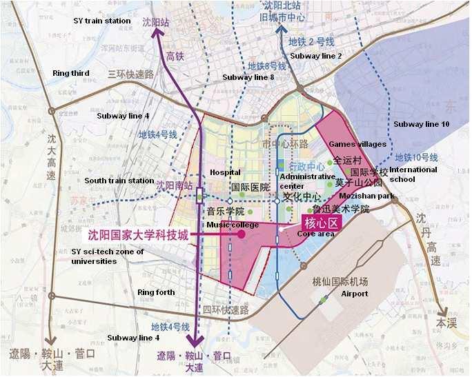Getting real: Details on potential Park in Shenyang Shenyang SUP Transportation 5km to Taoxian international airport 1 km to high-speed railway