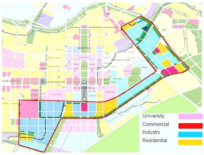 Getting real: Details on potential Park in Shenyang Shenyang SUP Urban planning relations Total Area.750mu Residential 500mu Commercial.