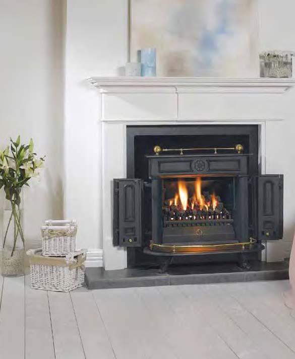 Gas Regency This traditional cast iron stove, originally patented by Benjamin Franklin in 1742,