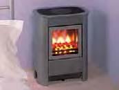 No chimney is required either so the stove can be located wherever you have a convenient 13amp socket.
