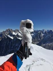 Mont Blanc actually borders three countries, France, Italy and