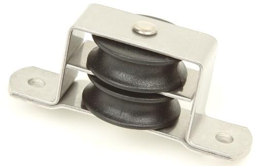 AWPAR 009 Single Side Mount Pulley with 2 mounting holes.