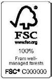 Forest Stewardship Council (FSC ) is a globally recognised certification overseeing all fibre sourcing standards.
