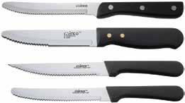 Gourmet Steak Knives, ound Tip, 12-pc Bulk Pack 5 Doz 6 Steak Knives SK-1 & 12 pofessional CUTLEY SK-22 Wooden Handle Knives ITEM DESCIPTION BLADE UOM CASE