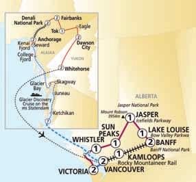 Tipping & Gratuities INCLUDED valued at $400pp FREE Airport Transfers valued at $75pp 18 Night Cruise Tour aboard ms Statendam roundtrip from Vancouver (Earlybear upgrade to Outside Stateroom) 9-Day