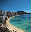 Twin share from $155 Single room from $260 Sheraton Waikiki Located on Waikiki Beach, this hotel is the centre of dining, nightlife, and entertainment.