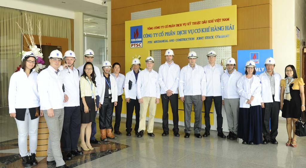 As part of the agreement jointly made by Gazprom and PetroVietnam, the delegation from Gazprom paid a working visit to PetroVietnam s subsidiaries from 10th to 21st October 2012 with the aim of