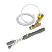 For use with mobile and stationary high-pressure and HDS pressure cleaners for