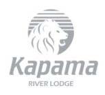 A small permanent water source lies just beyond Kapama River Lodge perimeter