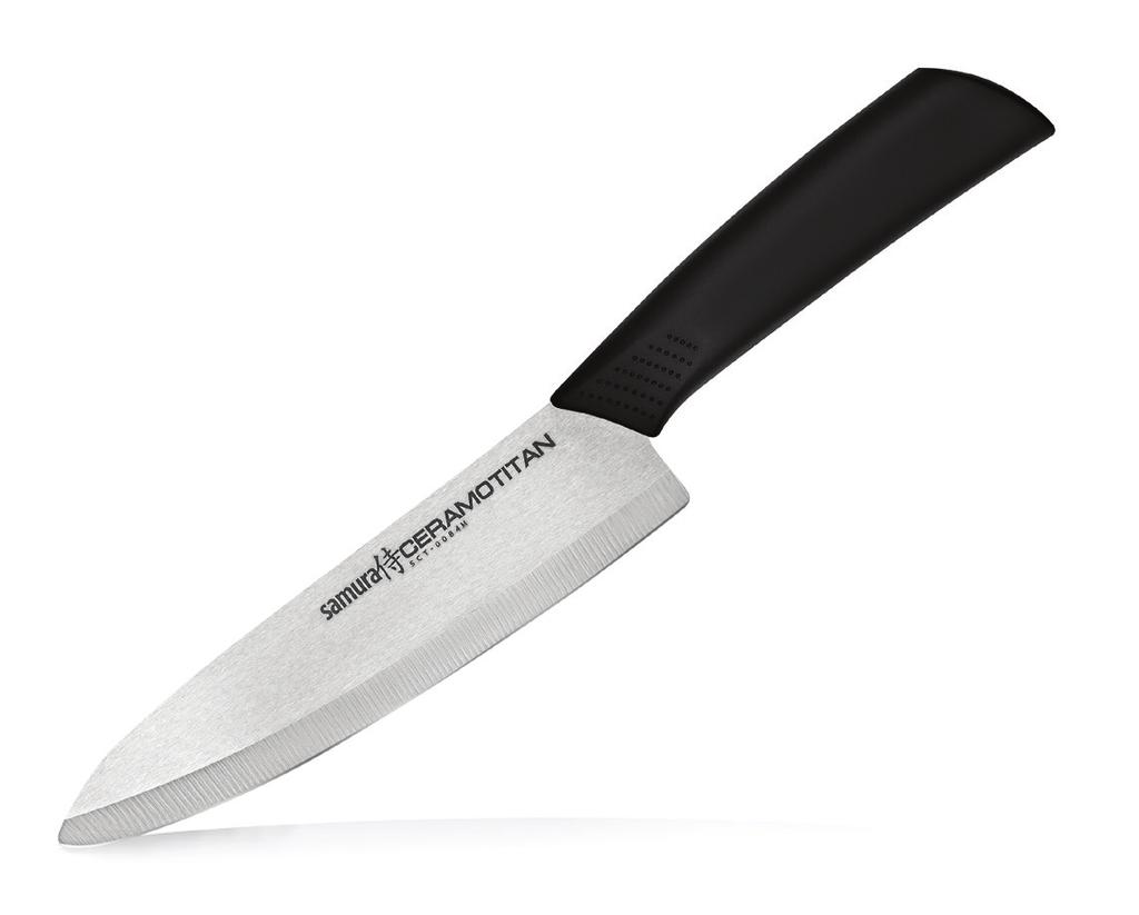 CERAMOTITAN сollection is a reliable set of ceramic knives with titanium coating.