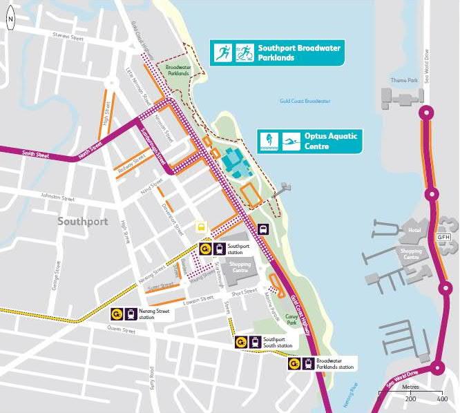 Five impacts you will need to plan for in. Games Route Network (GRN) The core GRN runs on the, North Street, Scarborough Street and Nind Street.