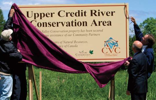 CVC owns and stewards over 2,400 hectares (6,000 acres) of conservation land in the watershed to protect significant ecosystems and offer sustainable natural heritage appreciation and recreational