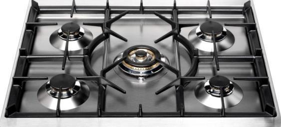 Main Oven Features 30 Range UPN76DVGGRB Size 30 Digital Clock and Timer Wok Ring & Simmer Ring Chrome, Brass,
